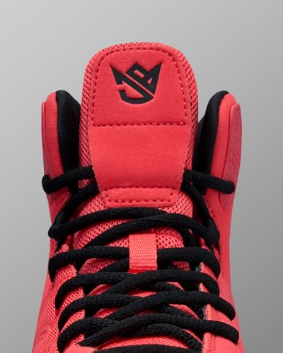 Image of RUDIS JB1 Adult Wrestling Shoes - Fire Red