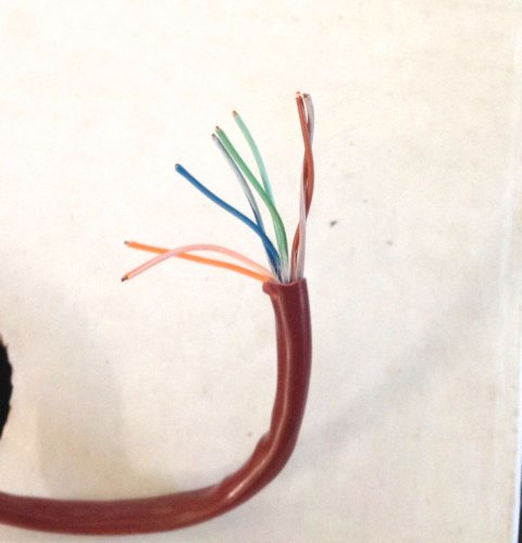 Belden 7987R 24 AWG 4-Pair UTP Cable for RGB Video 1000 feet Maroon Jacket