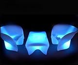 Gowe Fashion Ocean Shell linee luminose LED della sedia con telecomando LED della sedia per casa/bar/Kvt