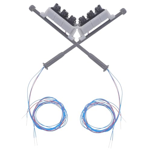 Angoily Train Model Ornaments Miniature Railroad Signal DIY Sand Table Accessory Miniature Scene Layout Model Simulation Traffic Light