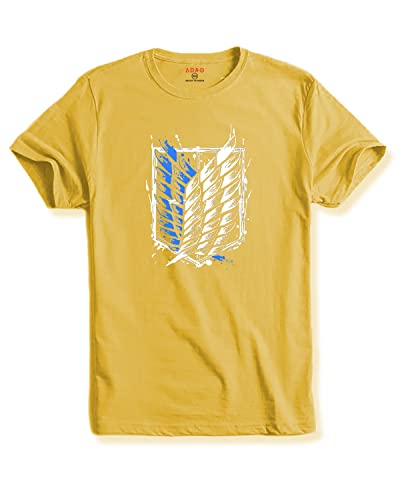 Image of ADRO Men's 100% Cotton Regular Fit T-Shirt