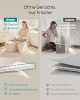 SONGMICS Aufbewahrungsboxen, 3er Set, mit Deckel, Stoffboxen mit Griffen – Ansicht 4
