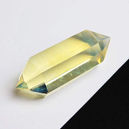 Wixine 1Pcs Natural Citrine Melting Stone Quartz Crystal Obelisk Point Wand Healing Reiki #TOP6