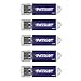 Patriot Memory 16GB Pulse Series USB 2.0 Flash Drive, 5 Pack, Blue (PSF16GXPPN5PK)