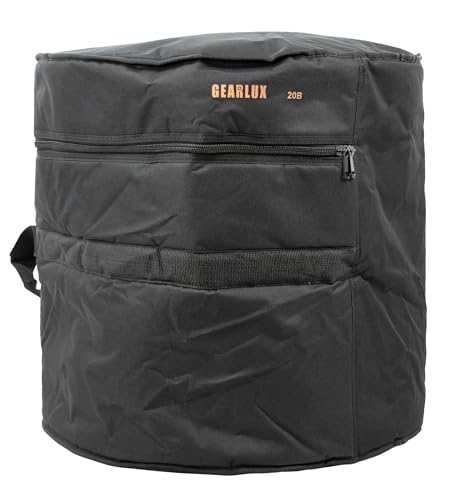Gearlux 5-Piece Drum Bag Set for 10\" Tom, 12\" Tom, 14\" Tom, 14\" Snare, and 20\" Bass - Thumbnail 2