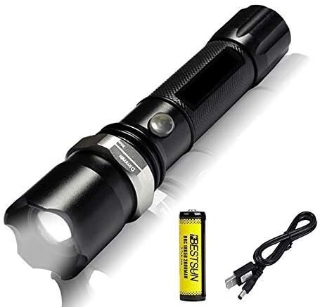 2 in 1 UV Flashlight Black Light Cat Dog Pet Urine Stains Detector 395nm Ultraviolet Light Zoomable UV Light with 550 Lumen White Flashlight USB Rechargeable 2 Modes