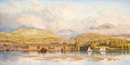 Art imprimé la forteresse de la Seison par Brett tableau paysage décoration salon 60x90cm