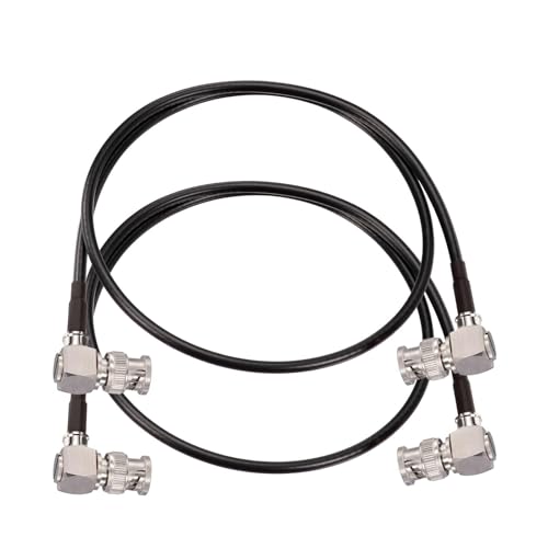 Image of Superbat 3G /6G /12G SDI Cable 2ft BNC Cable 75 Ohm Thin Precision SDI Video Cable Right Angle Supports HD-SDI /3G-SDI /4K /8K Monitor Surveillance Camera CCTV System