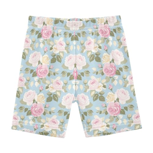 Sletend Rose Girls’ Comfy Lined Shorts Lightweight & Skin-Friendly Cotton for All-Day Comfort Ideal for Travel Beach or Home Lounging Toddler Sizes