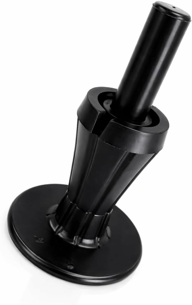 Tech Team #00783-2.5” Bed Frame Feet Risers – Heavy Duty Replacement Feet Set of 6, Protect Floors, Universal Fit for 1/2” & 3/8” Bed Frame Sockets – Stabilize & Lift Metal Bed Frames