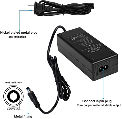 12V 5A Power Supply Led Strip Light 120V To 12V Transformer Input With 5.5X2.1Mm 60W 12V Ac Dc Adapter（2 Pack） #TOP4