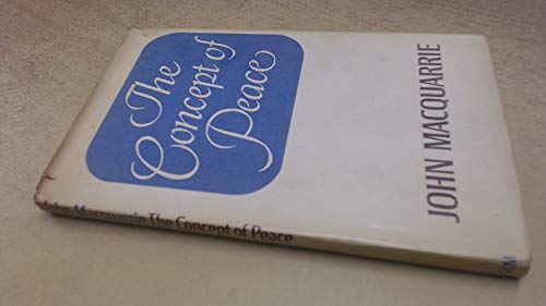 The concept of peace (The Firth lectures) 0334002605 Book Cover