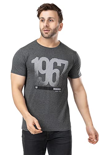 Image of ManHood Cotton Regular Fit Printed Half Sleeve T Shirt for Men Combo Pack of - 3 PCCOMBO01