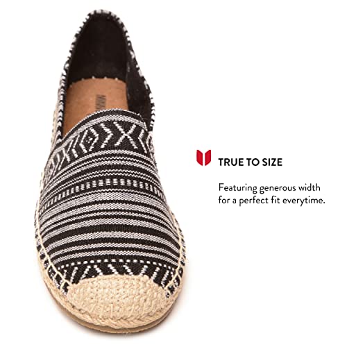 Minnetonka Women’s Pam Espadrille - Handcrafted with Microsuede Fabric Lining, MinnFLEX Rubber Outsole, Elastic Gore, Patterned Fabric Upper, and Cushion Insole3