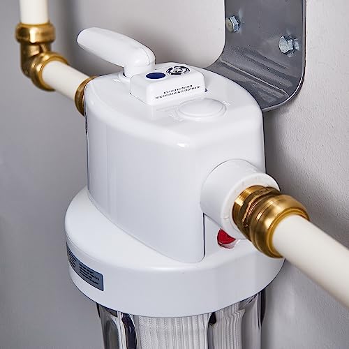 GE Whole House Water Filtration System & Filters | Reduces Sediment, Rust & More | Install Kit & Accessories Included | GXWH40L, FXHSC - Thumbnail 4