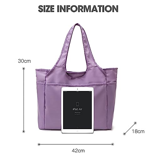 Vllcsla Travel Bags for Women 42x30x18cm, Multi-Pocket Gym Tote Bag Duffle Bag Lightweight Sports Gym Bag - Image 3