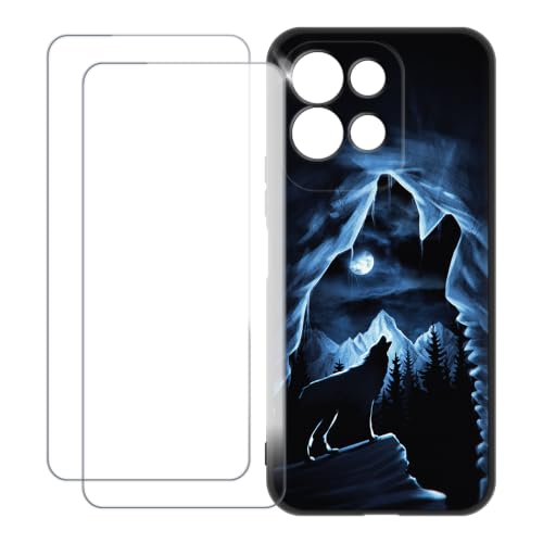 Xiaomi Poco M8X 5G�ƌ݊��������� �X�N���[���v���e�N�^�[�ƃP�[�X - �T 2 | 6.9" 2-in-1�o���h���A�v�����gTPU�J�o�[�{2�����苭���K���X�t�B�����A�ϏՌ��ی�L�b�g