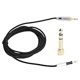 Cable de Auriculares Cable de Audio, Cable de Auriculares Cable de Audio de 3,5 mm a 2,5 mm Ajuste de línea para AKG K450 K460 K480 Q460 K451, Cable de Auriculares con transmisión de señal