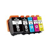 Ouguan® Cartouches d'encre Epson 202 XL compatibles avec Epson Expression Premium XP-6000 XP-6005 XP-6100 XP-6105
