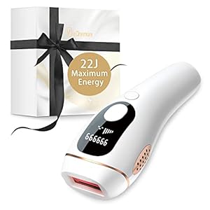 IPL Laser Hair Removal Device, FDA Cleared Permanent Hair Removal Laser for Women, 999999 Flashes Painless, Automatic Manual Dual Mode for Armpits Legs Arms Bikini Line Back, 22J Maximum Energy