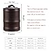 Ceramic Rice Cylinder With Lid Large Capacity Storage Rice Container Sealed Grain Dispenser Bucket Household Large Rice Jar Storage Tank For Soybeans Corn Flour Oatmeal(A,Capacity 12.5kg)