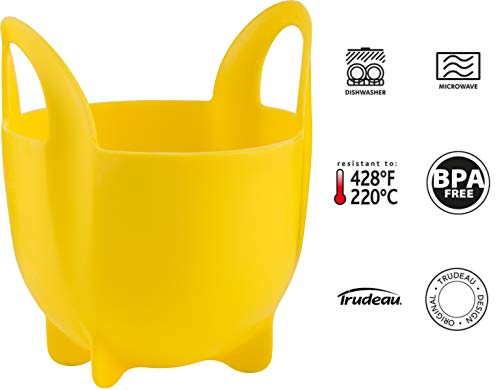 Pocheuse à œufs Trudeau micro-ondes jaune taille M cuisine rapide - 6