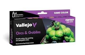 Vallejo AV Game Color Set - Orchi e Goblin (x8)