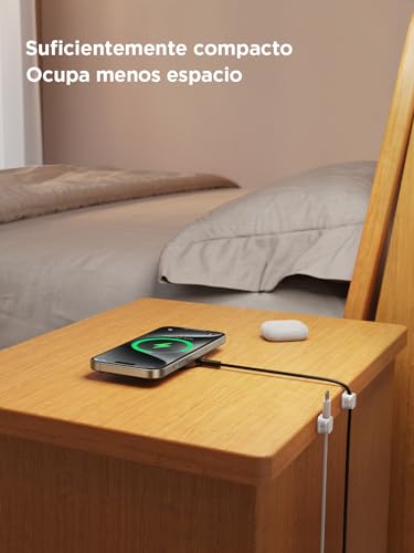 Miniatura 6 de Joyroom 6 Pcs Clip De Cable Ajustable Organizador Cables Magnético Cable Management Para Escritorio, Mesitas De Noche, Cables De Carga, Hdmi, Usb, Cable De Audio, Blanco