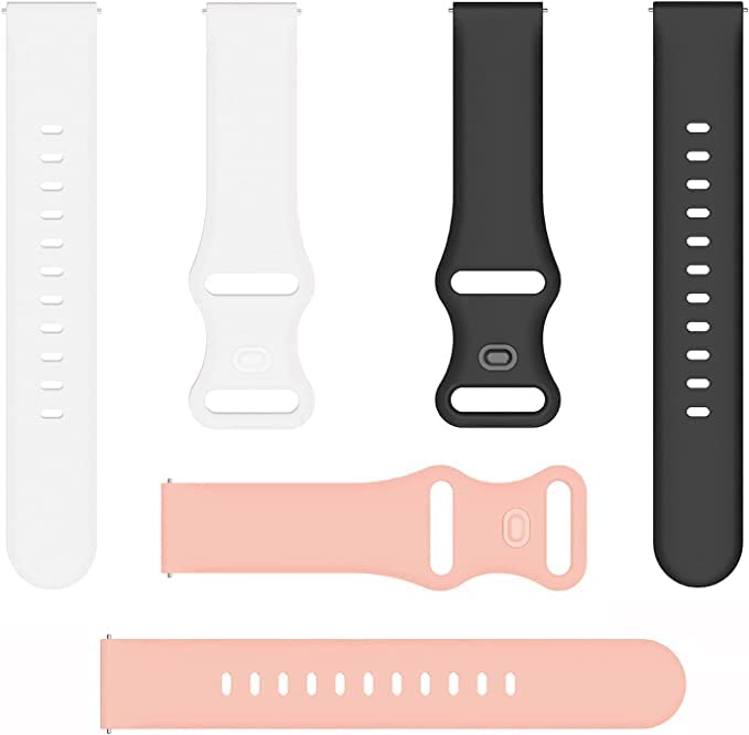 Compatible for SoundPEATS Smart Watch band onetuo Soft Waterproof and Durable Silicone Sport Strap