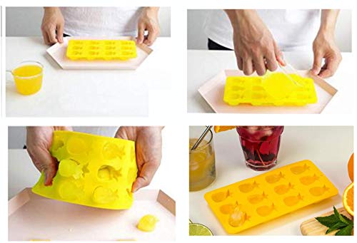image for Ricye Candy Molds Ice Cube Trays Chocolate Molds, Silicone Molds Inclu