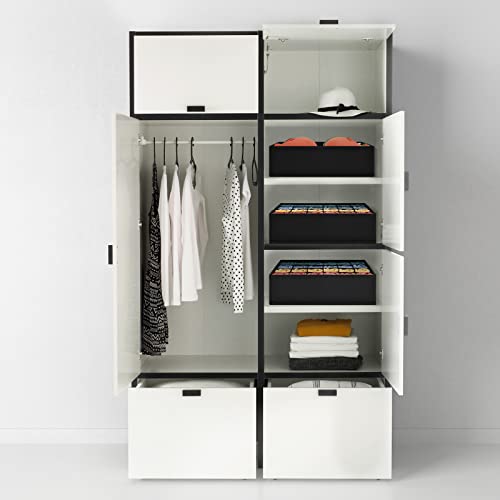 Joyoldelf Sock Drawer Organizer Divider Underwear Bra Organizer Dresser Drawer Organizers Sock Underwear Organizer Dividers Organizer For Socks, Bra Lingerie, Handkerchiefs, Ties(Black) #TOP4