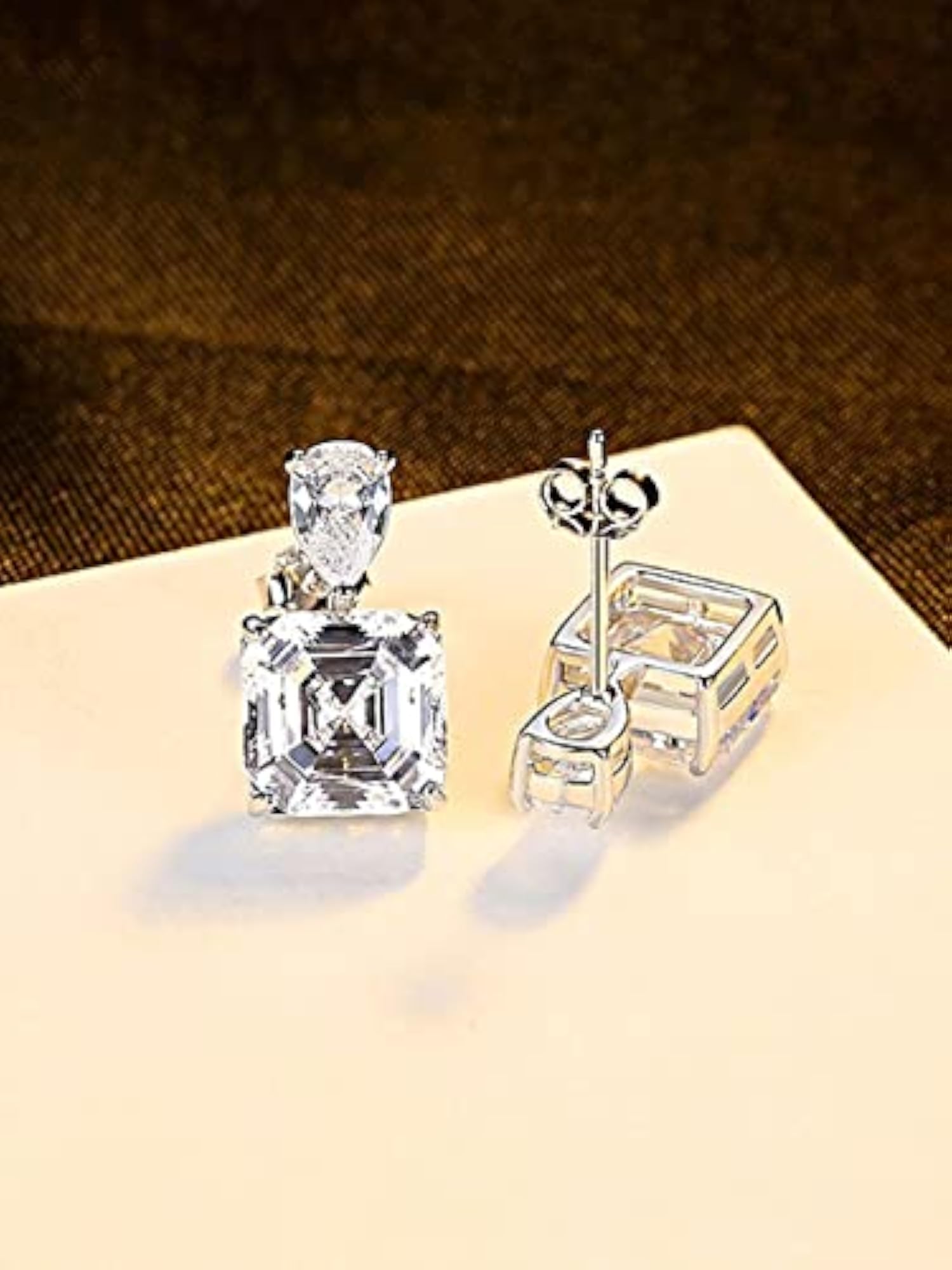Women's 925 Sterling Silver Pure Drop Earrings