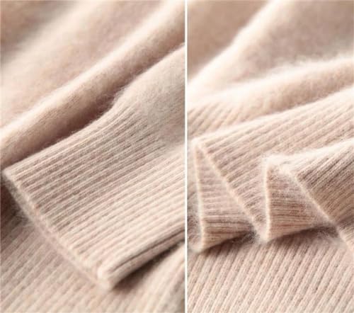 Cashmere Sweaters for Women Jumper Thick Warm Crew Neck Pullover Top2