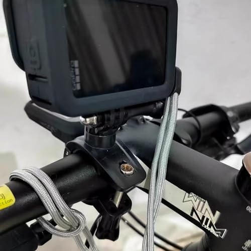 Supporto Camera Moto,Clip per Manubrio Girevole,Supporto Bici Bicicletta Moto Manubrio per Morsetto per videocamera GoPro