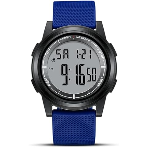 HANPOSH Waterproof Digital Sports Watch for Men Cover