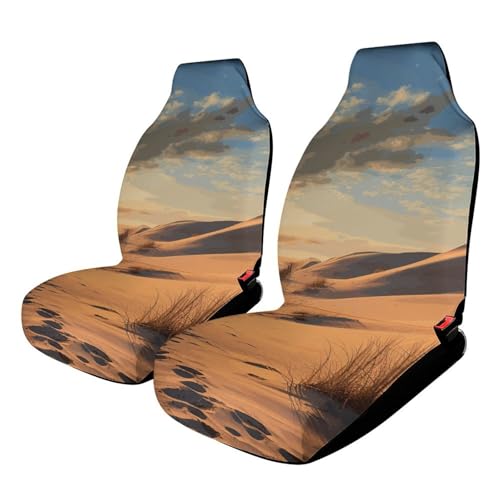 Housse de siège de voiture élastique motif dunes accessoires universels
