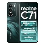 realme C71 4G Smartphone 6+128GB, Gufo del Bosco, Schermo 6.67 pollici, Refresco a 120 Hz, Caricamento 45W Rapido, Batteria 6000mAh, Fotocamera de 50MP, Powerful 8 Core Processor, IP54