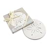 Kate Aspen Shore Sand Dollar Coasters, Blue | Brown | White, (23041NA) 41cCVWnnDwL. SS100