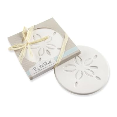 Kate Aspen Shore Sand Dollar Coasters, Blue | Brown | White, (23041NA) 41cCVWnnDwL. SS400