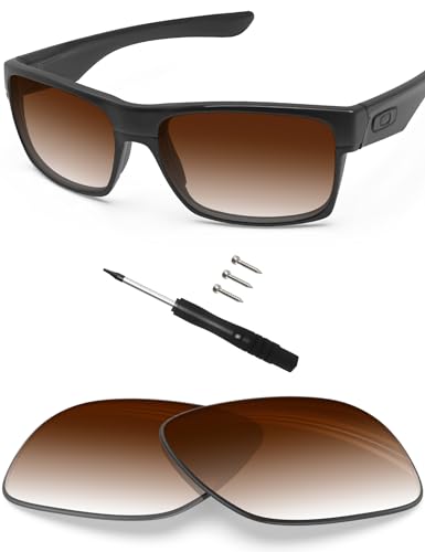Image of BLAZERBUCK Replacement Lenses & Screws Screwdriver for Oakley TwoFace OO9189 /TwoFace Asian Fit OO9256 Sunglass