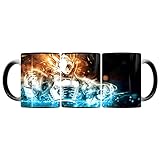 Dragon Ball Thermoeffekt Tassen Farbwechsel Kaffeetasse Trinkbecher 330ml 13oz,A