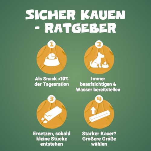Pets Purest Himalaya-Yak-Milch-Kauartikel 5 Stück - 100% natürliche Käseknochen-Leckerbissen - Für alle Altersgruppen - Lang anhaltender Protein- & Kalzium-Zahnstick - gegen Plaque/Zahnstein