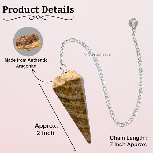 Image of Aragonite Pendulum Dowsing Tool