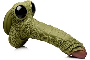 XR Brands - Creature Cocks - Swamp Monster Silicone Dildo Invigorating Green
