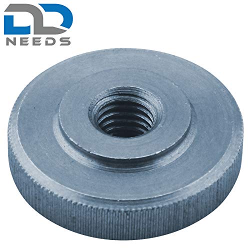 D2D | VPE: 4 Stück Rändelmuttern - Größe: M 10 - nach DIN 467 - niedrige Form aus Stahl galv. verzinkt