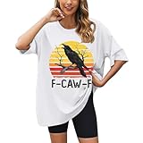 Photo Gallery f caw ft shirt divertente corvo nero uccello shirt gothic shirts per donna rolli, bianco, m Photo Gallery f caw ft shirt divertente corvo nero uccello shirt gothic shirts per donna rolli, bianco, m