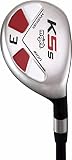 Majek Golf Senior Lady #3 Hybrid Lady Flex Right Handed Utility L Flex Club with with Premium Ladies Arthritic Grip