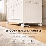 Foldable Storage Cabinet with Magnetic Doors, 5 Tier 425QT Large Plastic Storage Bins with Lid & Wheels, Stackable Collapsible Storage Organizer for Clothes, Snacks, Books, Office & Bedroom