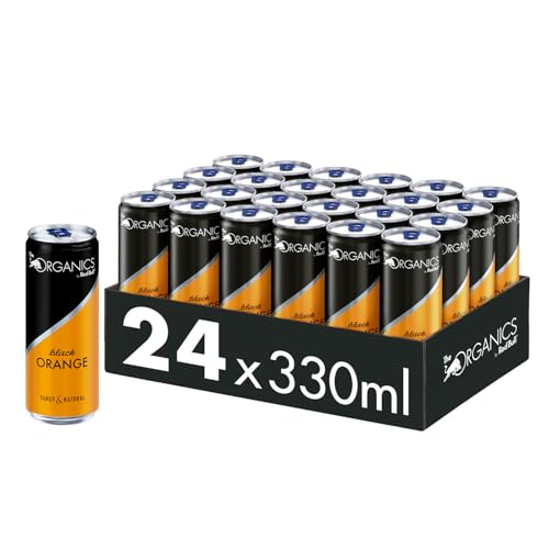 Organics Black Orange by Red Bull 330ml - 24er Palette Dosen - Bio Getränk 100% natürliche Zutaten EINWEG (24 x 330 ml)