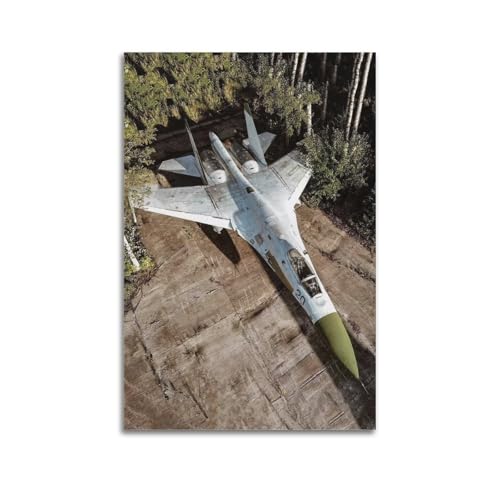 Affiche de Chasseur Su-27 cadeau idéal pour passionné aviation et décoration